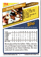 1993 Topps Gold Brent Mayne #294
