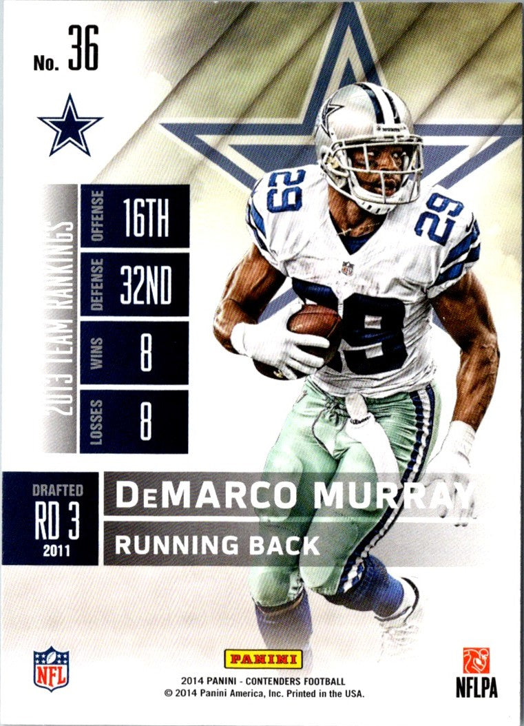 2014 Panini Contenders DeMarco Murray