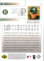 2002 Upper Deck Billy Koch #553
