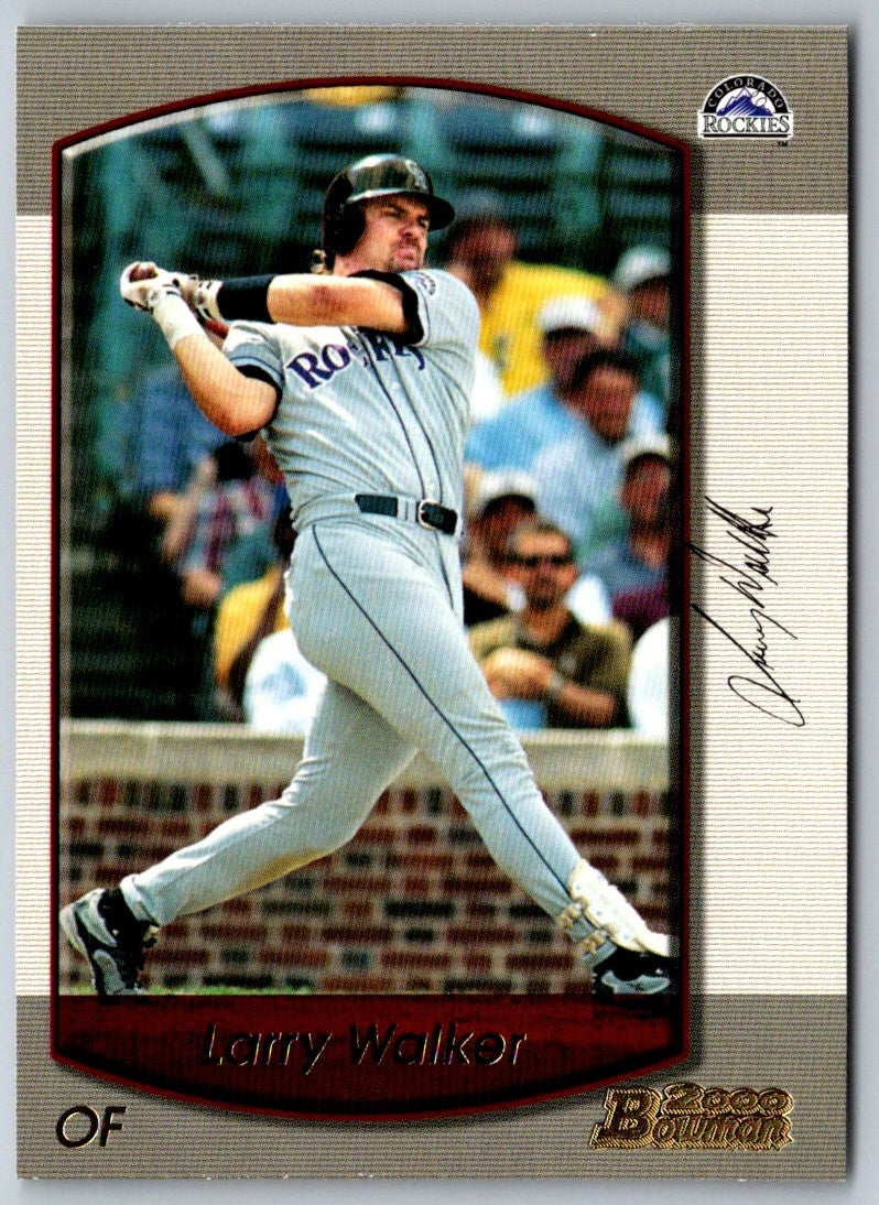 2000 Bowman Larry Walker