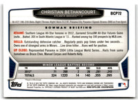 2013 Bowman Chrome Prospects Christian Bethancourt #BCP72