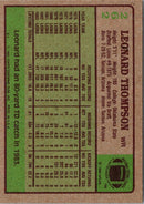 1984 Topps Leonard Thompson