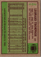1984 Topps Leonard Thompson #262