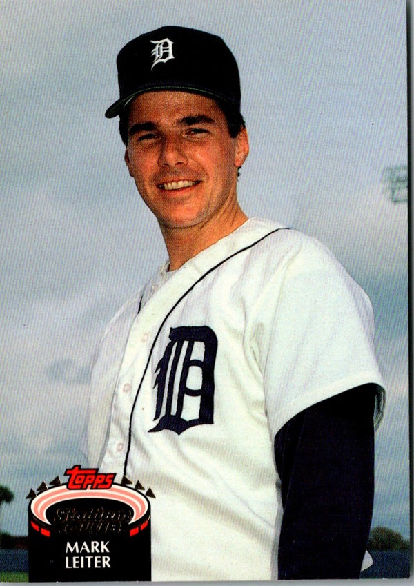 1992 Stadium Club Mark Leiter #889