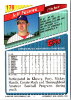 1993 Topps Gold Jeff Fassero #178