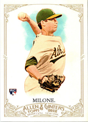 2012 Topps Allen & Ginter Tom Milone #188 Rookie