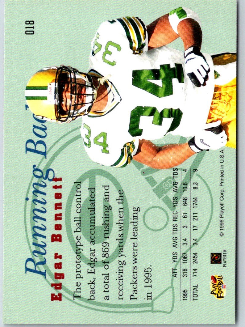 1996 Playoff Prime Edgar Bennett