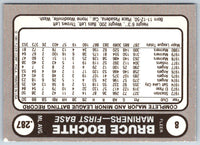 1981 Fleer Star Stickers Bruce Bochte #8