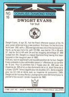 1988 Donruss Super Diamond Kings Dwight Evans #16