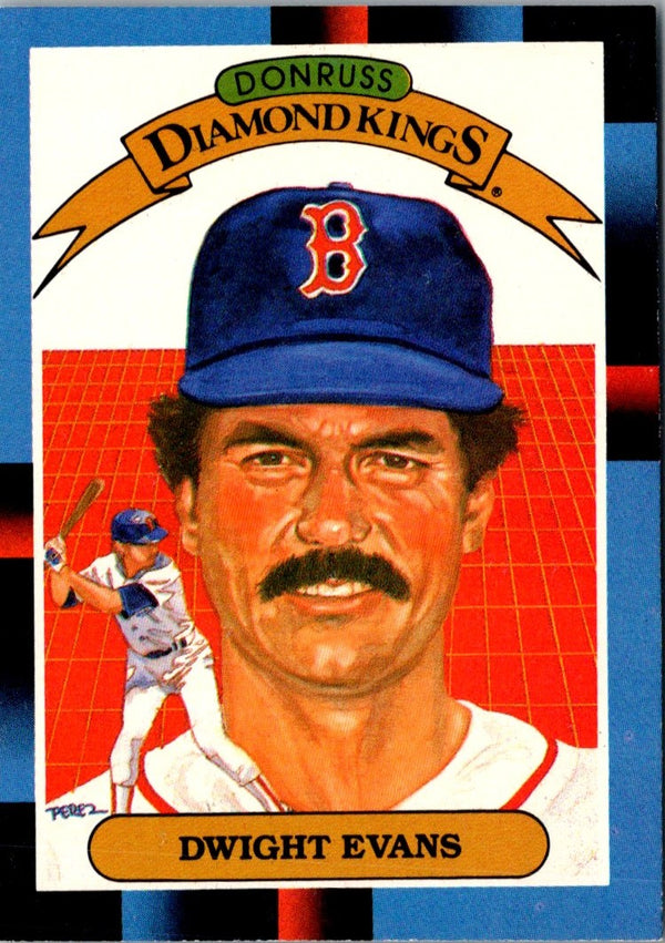 1988 Donruss Super Diamond Kings Dwight Evans #16