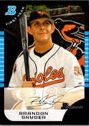 2005 Bowman Chrome Draft Picks & Prospects Brandon Snyder