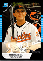 2005 Bowman Chrome Draft Picks & Prospects Brandon Snyder #BDP94 Rookie