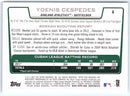 2012 Bowman Yoenis Cespedes