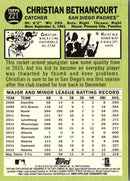 2016 Topps Heritage Christian Bethancourt