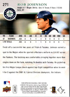2008 Upper Deck First Edition Rob Johnson #271