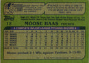 1982 Topps Moose Haas