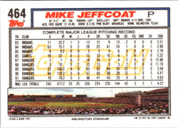 1992 Topps Mike Jeffcoat #464