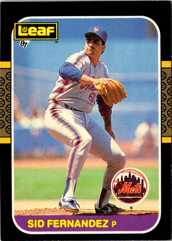 1987 Leaf Sid Fernandez #93