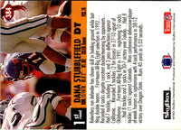 1993 SkyBox Impact Dana Stubblefield #384 Rookie
