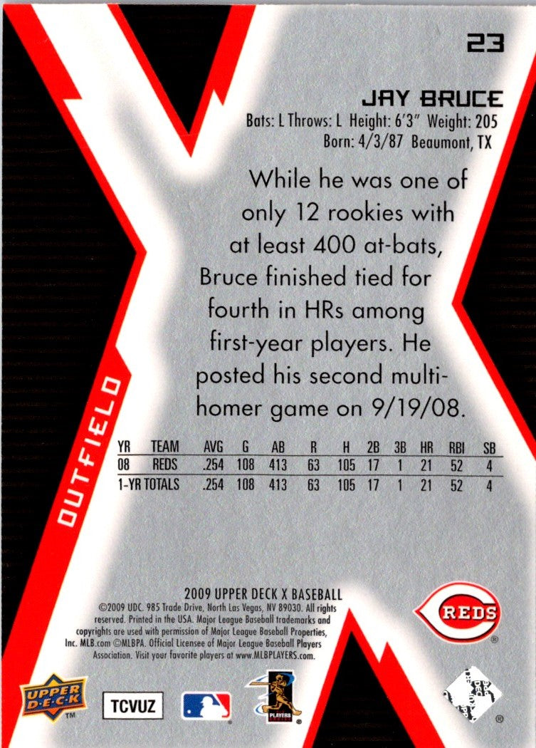 2009 Upper Deck X Jay Bruce