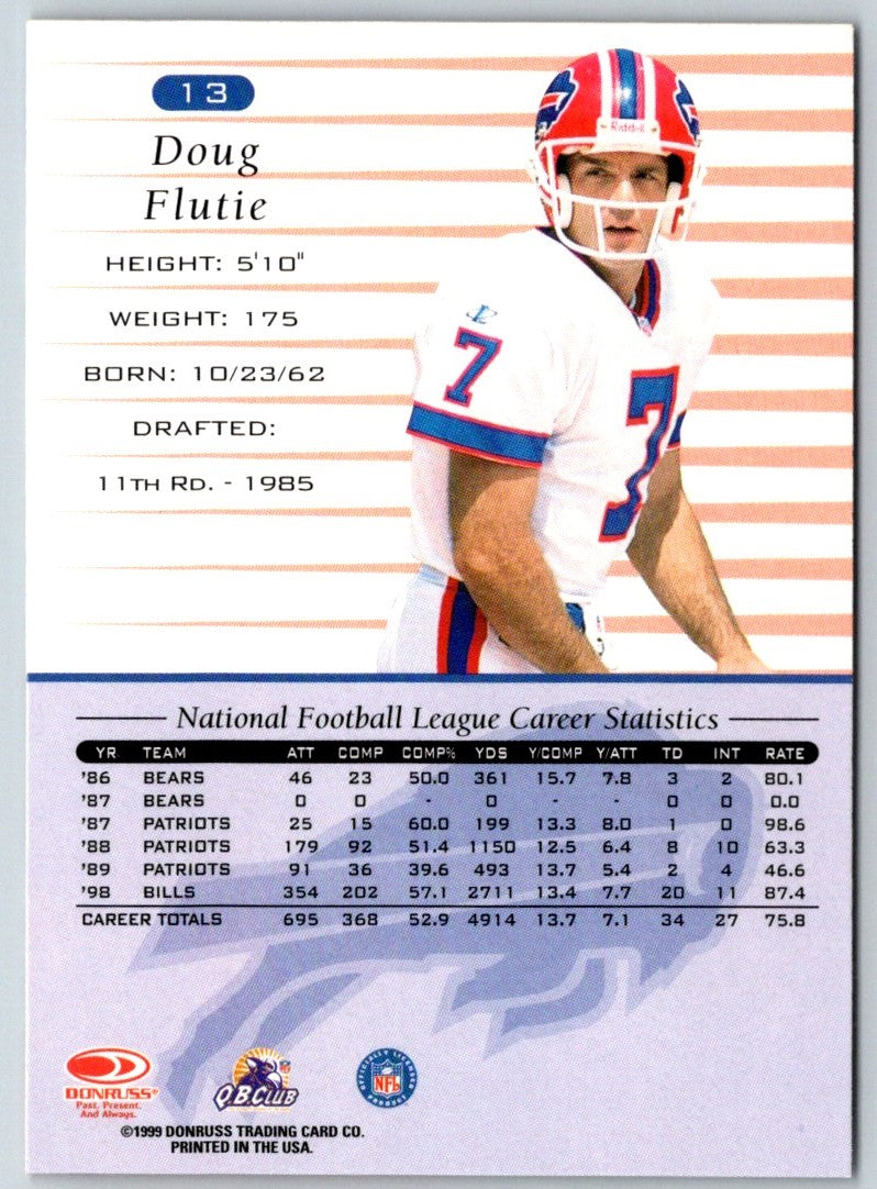 1999 Donruss Doug Flutie