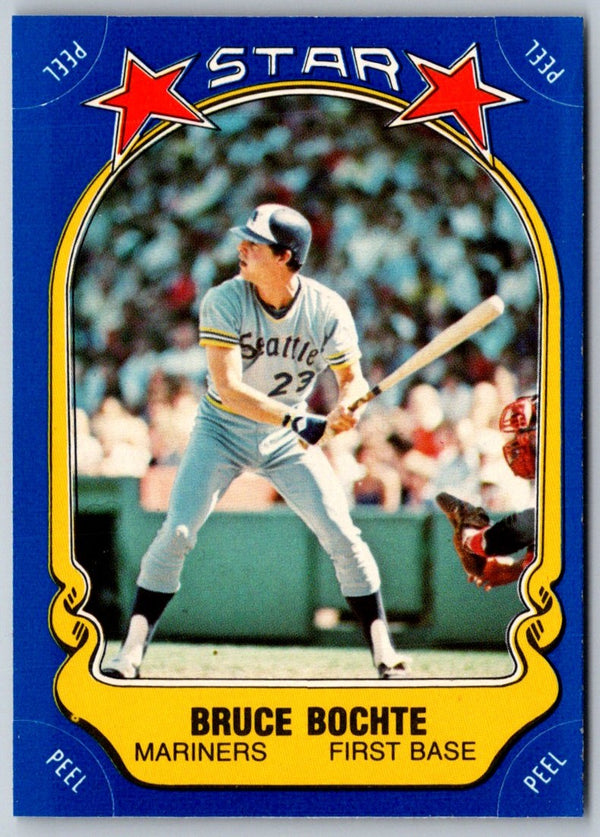 1981 Fleer Star Stickers Bruce Bochte #8