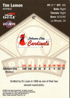 1999 Team Best Tim Lemon #47