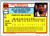 1992 Topps Eric Murdock #370