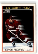 1991 Score American Sergei Fedorov