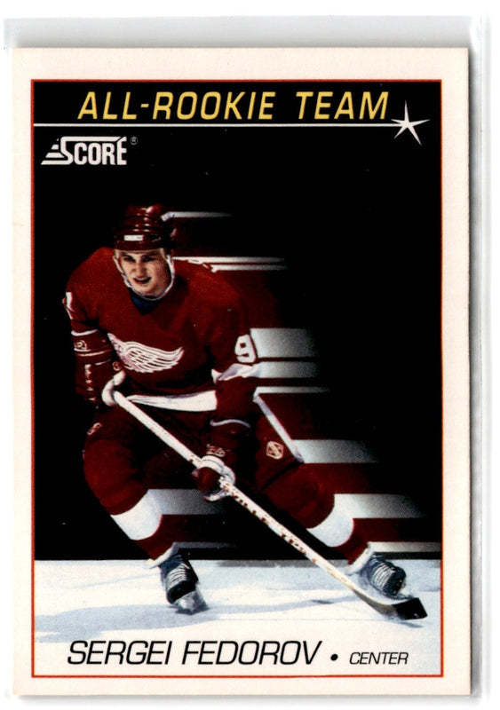 1991 Score American Sergei Fedorov #352