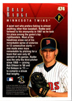 1998 Topps Brad Radke #474