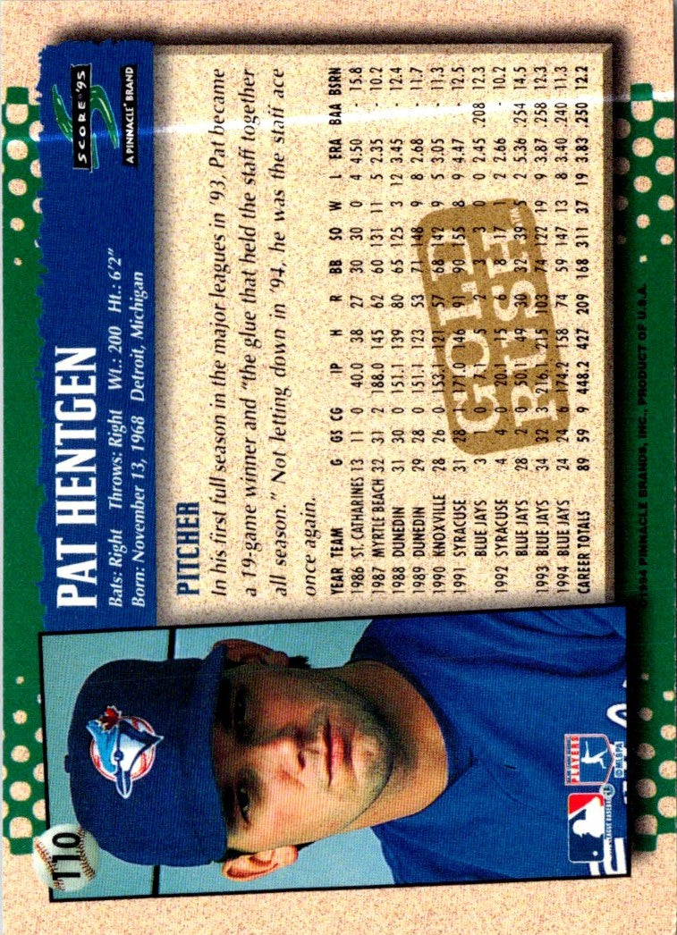 1995 Score Pat Hentgen