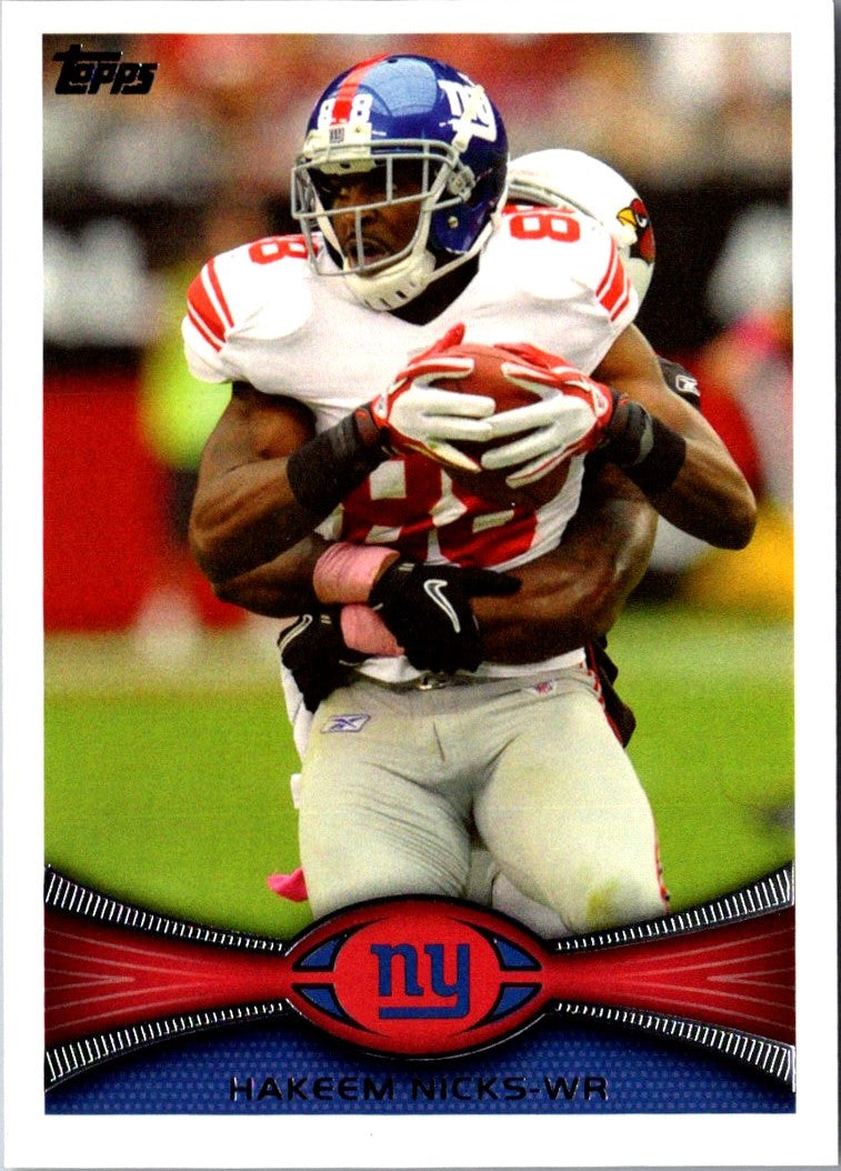 2012 Topps Hakeem Nicks