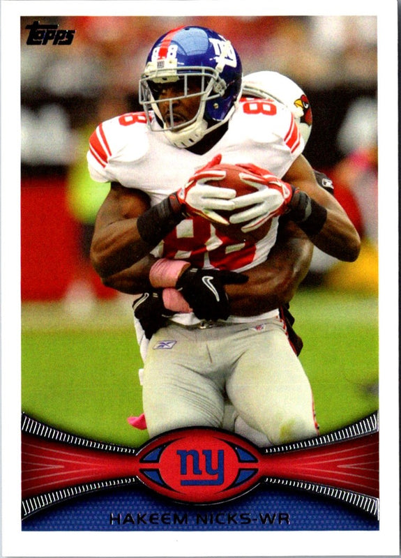2012 Topps Hakeem Nicks #130