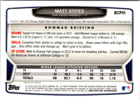 2013 Bowman Chrome Prospects Matt Stites #BCP41