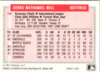 1991 ProCards Tomorrow's Heroes Derek Bell #158