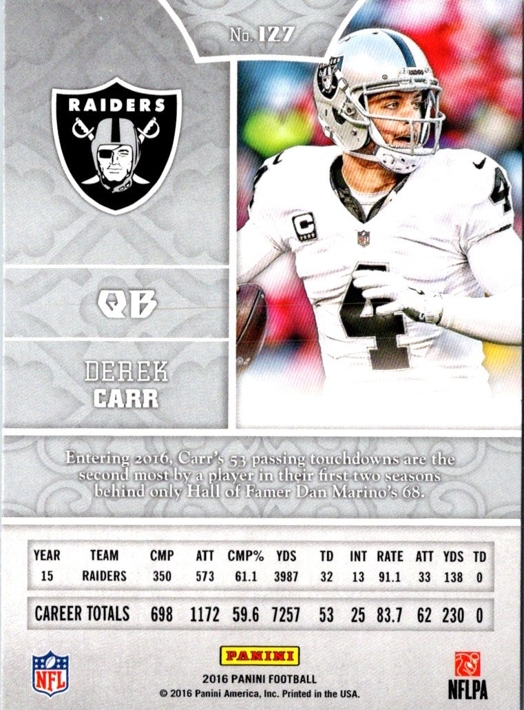 2016 Panini Derek Carr