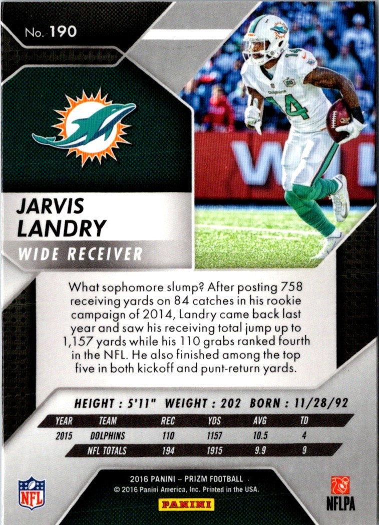 2016 Panini Prizm Jarvis Landry