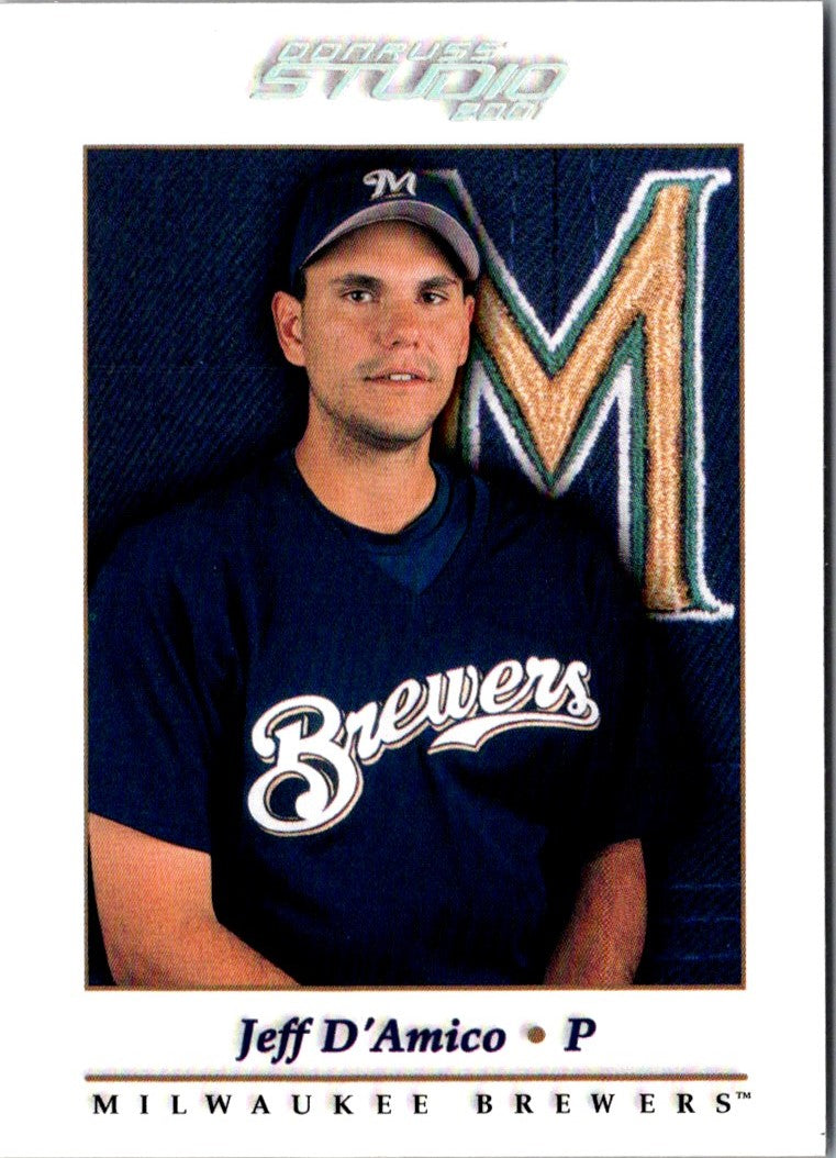 2001 Donruss Studio Jeff D'Amico