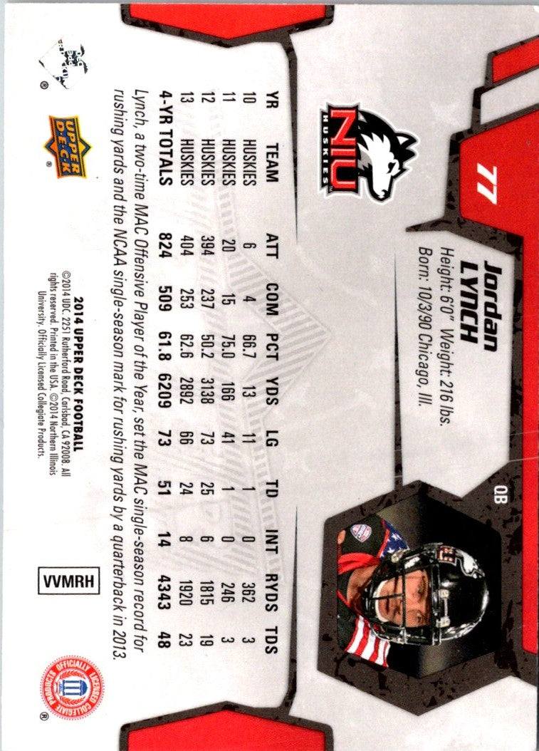 2014 Upper Deck Jordan Lynch