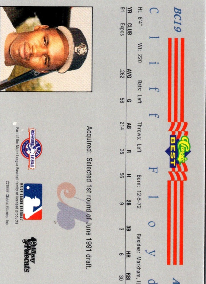 1992 Classic Best Fort Myers Miracle Jayson Best