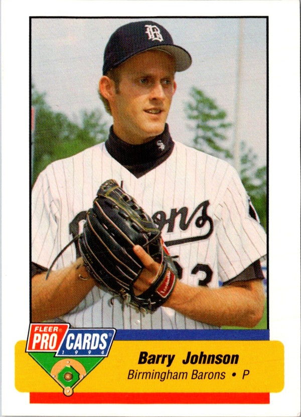 1994 Fleer ProCards Barry Johnson #618