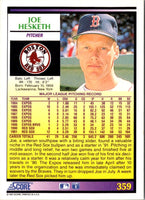 1992 Score Joe Hesketh #359
