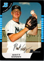 2005 Bowman Chrome Draft Picks & Prospects Matt Goyen #BDP95 Rookie
