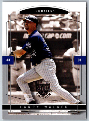 2004 SkyBox LE Larry Walker #70