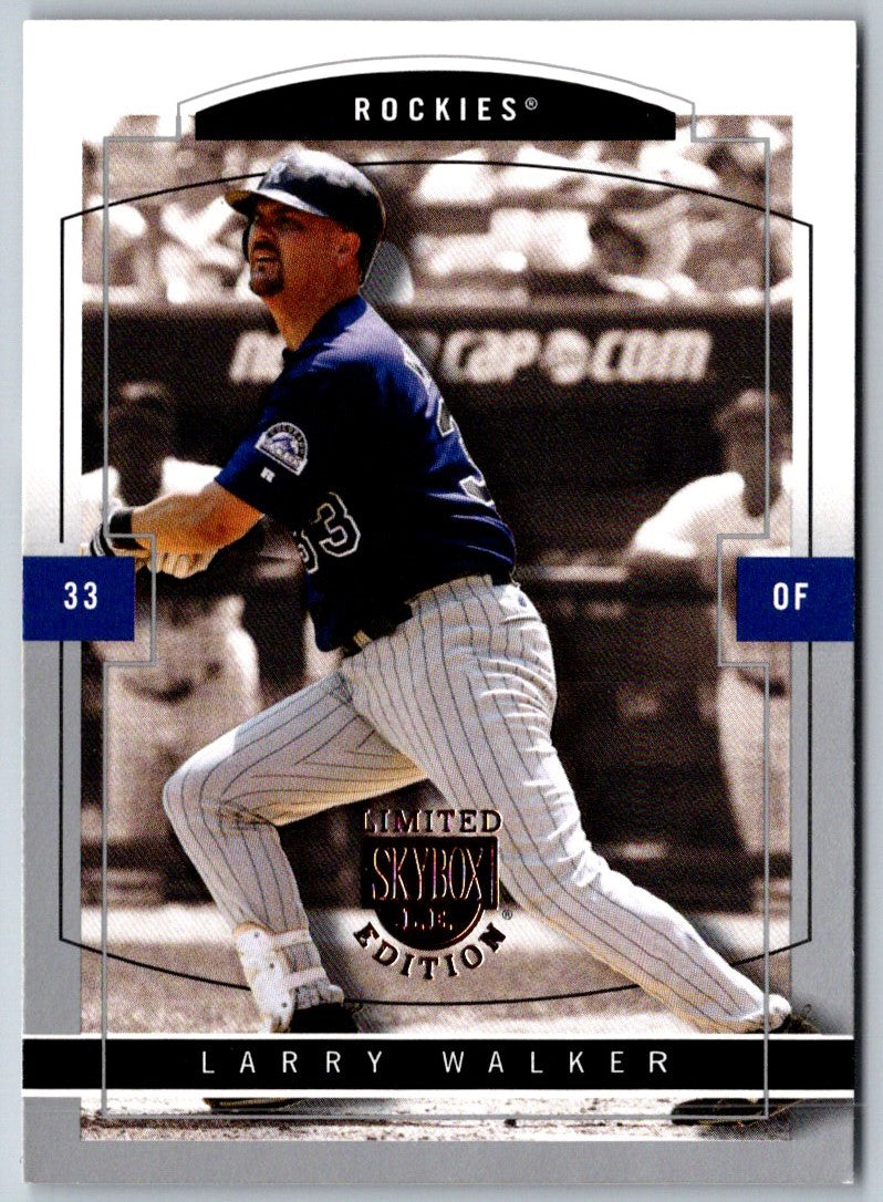 2004 SkyBox LE Larry Walker