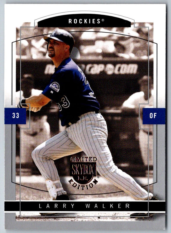 2004 SkyBox LE Larry Walker #70