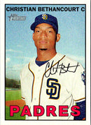 2016 Topps Heritage Christian Bethancourt