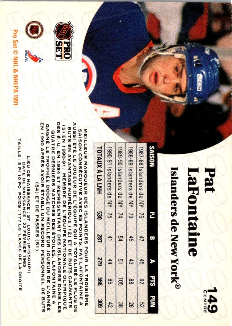 1991 Pro Set Pat LaFontaine