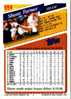 1993 Topps Gold Shane Turner #694